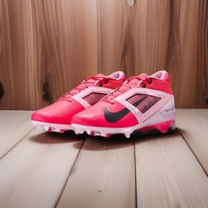 Nike Alpha Menace Pro Football Cleats HJ4568-600 Size 8.5 Racer Pink